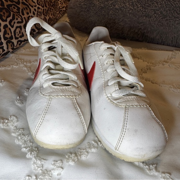Nike Cortez FORREST GUMP USA WHITE RED BLUE - Picture 6 of 7